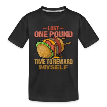 Fast Food Love Hamburg Burgers - T-shirt bio Premium Enfant - noir - Devant