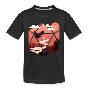 RPG RPG jeux de rôle sur table jeu de rôle de joueur - T-shirt bio Premium Enfant - noir - Devant