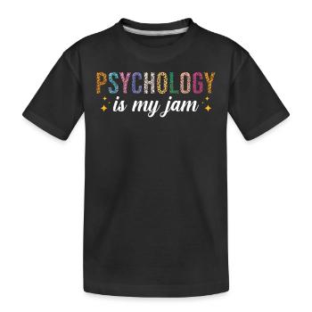 La psychologie est ma passion - T-shirt bio Premium Enfant - noir - Devant