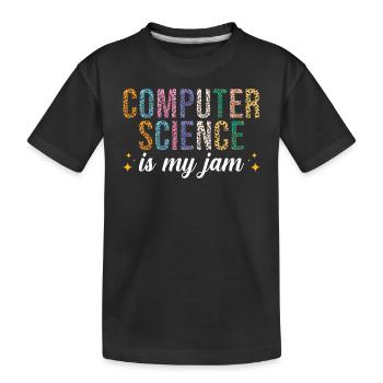 L’informatique est ma passion - T-shirt bio Premium Enfant - noir - Devant