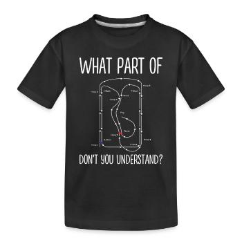 Croquet - Kids' Premium Organic T-Shirt - black - Front