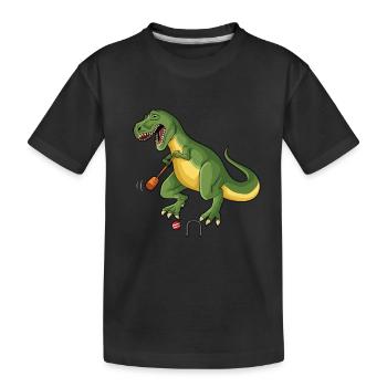 Croquet - Kids' Premium Organic T-Shirt - black - Front
