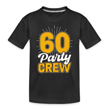 60 Geburtstag - Kinder Premium Bio T-Shirt - Schwarz - Vorne