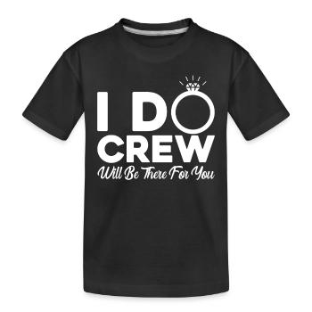 Je fais l’équipage - T-shirt bio Premium Enfant - noir - Devant