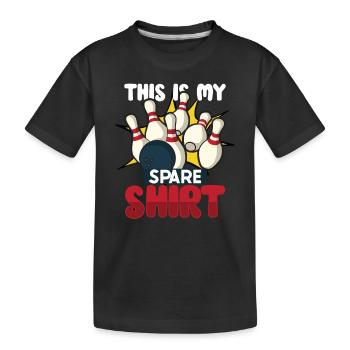 Équipe de bowling drôle Bowler Strike idée cadeau - T-shirt bio Premium Enfant - noir - Devant