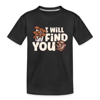 Morels Mushroom Picker Mushroom Farmer Mushroom - T-shirt bio Premium Enfant - noir - Devant