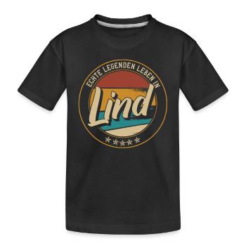 Echte legenden leben in Köln Lind - Kinder Premium Bio T-Shirt - Schwarz - Vorne