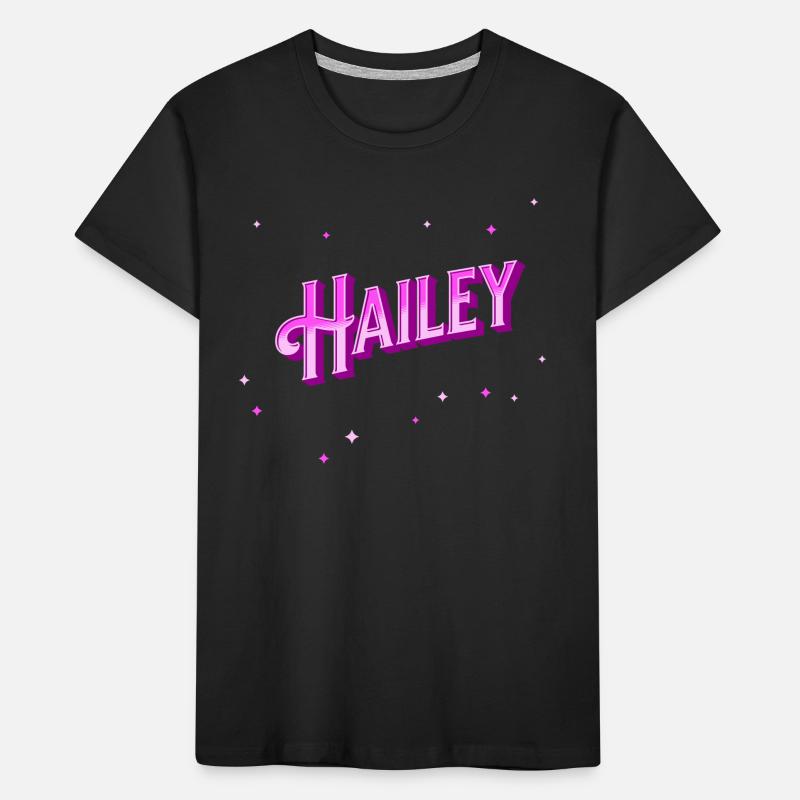 Hailey name personalized Kids' Premium Organic T-Shirt