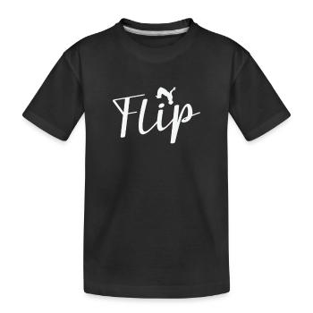 Flip Parkour Fitness Sport Training PK - T-shirt bio Premium Enfant - noir - Devant