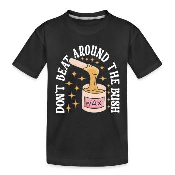 Kosmetikerin Kosmetik - Kinder Premium Bio T-Shirt - Schwarz - Vorne