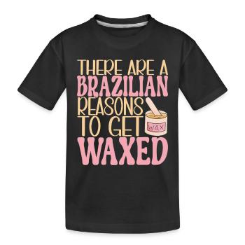 Kosmetikerin Kosmetik - Kinder Premium Bio T-Shirt - Schwarz - Vorne
