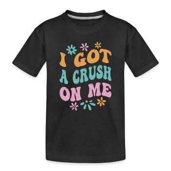 J’ai le béguin pour moi-même-amour doux - T-shirt bio Premium Enfant - noir - Devant