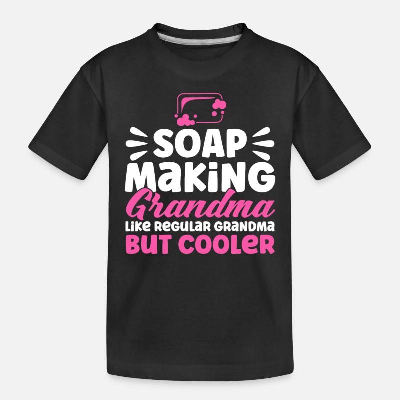 Soap Making Gift Homemade Soap Maker - Kinder Premium Bio T-Shirt - Schwarz