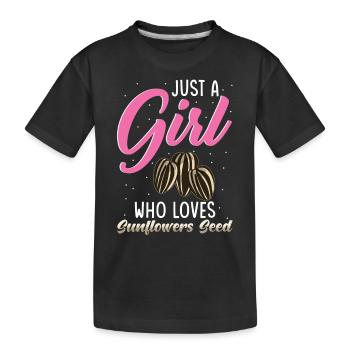 Tournesol - T-shirt bio Premium Enfant - noir - Devant