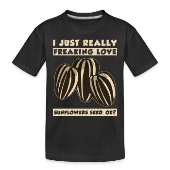 Tournesol - T-shirt bio Premium Enfant - noir - Devant