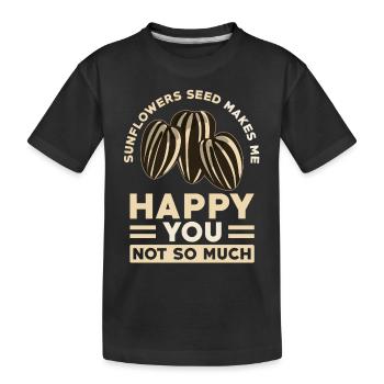Tournesol - T-shirt bio Premium Enfant - noir - Devant