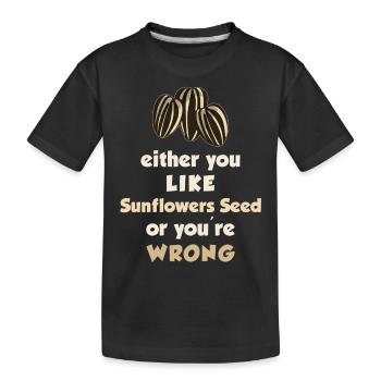 Tournesol - T-shirt bio Premium Enfant - noir - Devant