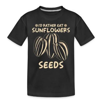 Tournesol - T-shirt bio Premium Enfant - noir - Devant