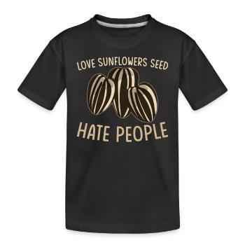 Tournesol - T-shirt bio Premium Enfant - noir - Devant