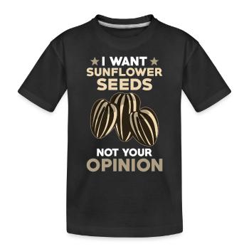 Tournesol - T-shirt bio Premium Enfant - noir - Devant
