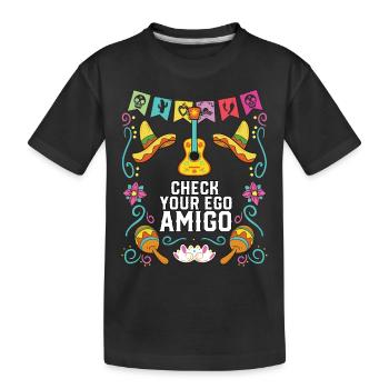 Vérifiez votre Ego Amigo Mexican Life Mexico Pride - T-shirt bio Premium Enfant - noir - Devant