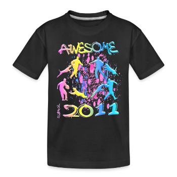 Génial depuis 2011. Agilité, Hundetraining - T-shirt bio Premium Enfant - noir - Devant
