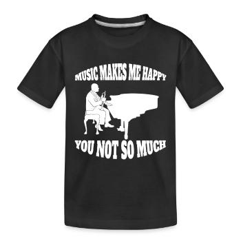 Musique Musique Dire que les musiciens font des professeurs de musique - T-shirt bio Premium Enfant - noir - Devant