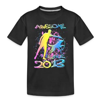 Génial depuis 2013. Agilité, Hundetraining - T-shirt bio Premium Enfant - noir - Devant