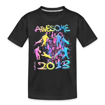 Génial depuis 2013. Agilité, Hundetraining - T-shirt bio Premium Enfant - noir - Devant