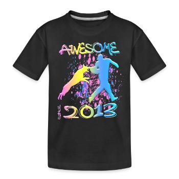 Génial depuis 2013. Agilité, Hundetraining - T-shirt bio Premium Enfant - noir - Devant