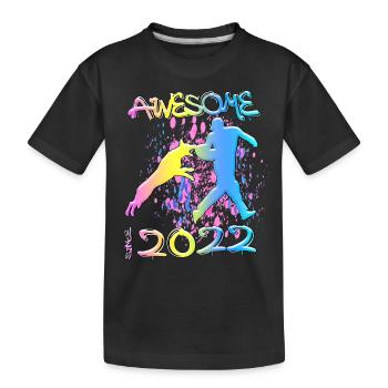 Génial depuis 2022. Agilité, Hundetraining - T-shirt bio Premium Enfant - noir - Devant