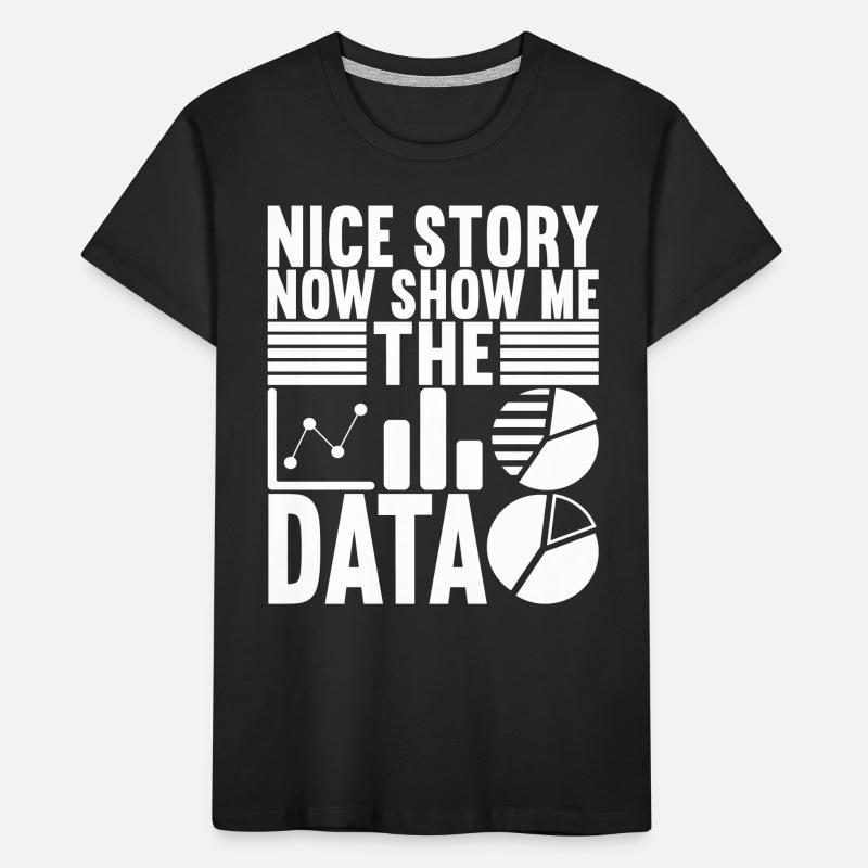 Analyste de données Data Scientist T-shirt bio Premium Enfant