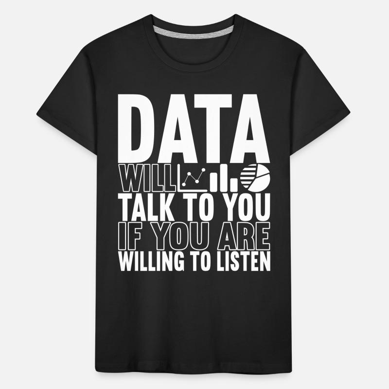 Data Scientist Data Analyst Kinder Premium Bio T-Shirt