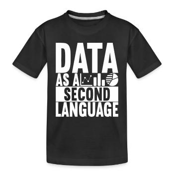 Data Scientist Data Analyst - Kinder Premium Bio T-Shirt - Schwarz - Vorne