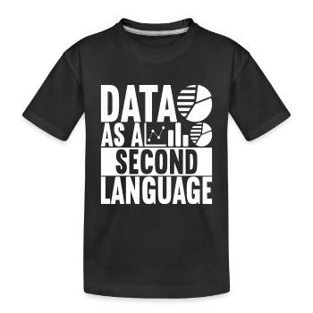 Data Scientist Data Analyst - Kinder Premium Bio T-Shirt - Schwarz - Vorne
