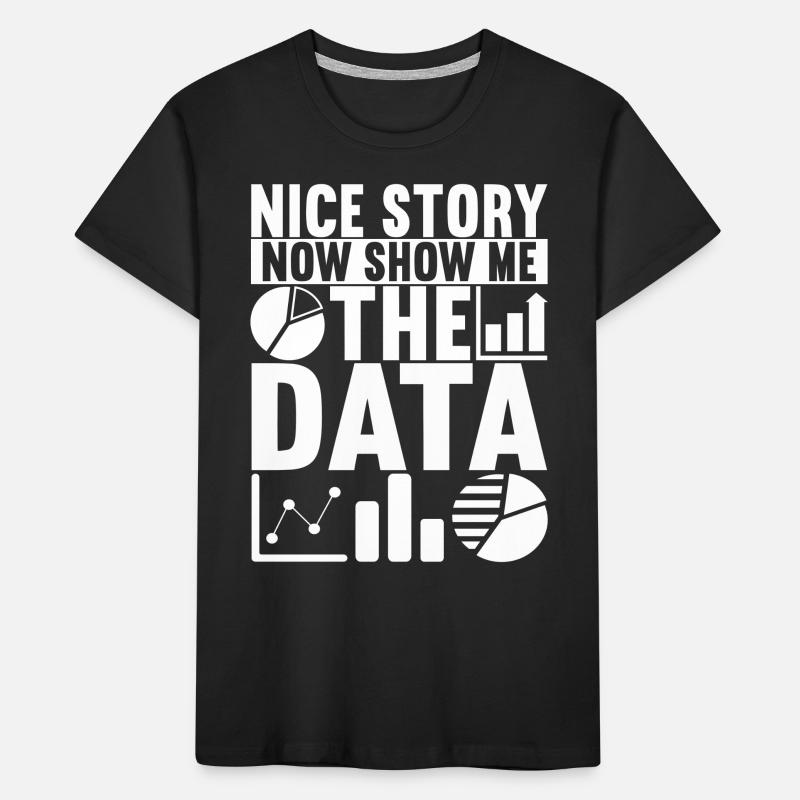 Analyste de données Data Scientist T-shirt bio Premium Enfant