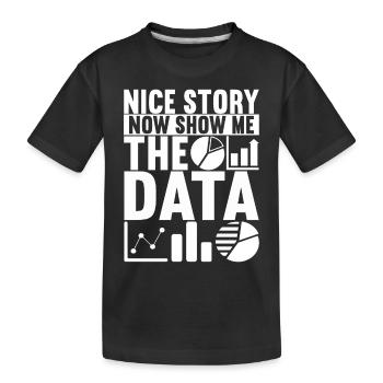 Data Scientist Data Analyst - Kinder Premium Bio T-Shirt - Schwarz - Vorne