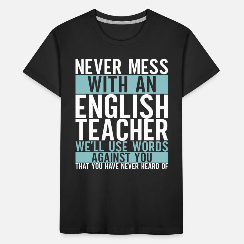 Professeur d’anglais Englisch Lehrer T-shirt bio Premium Enfant