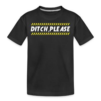 Baggerfahrer, Grabe Sachen Aus - Kinder Premium Bio T-Shirt - Schwarz - Vorne