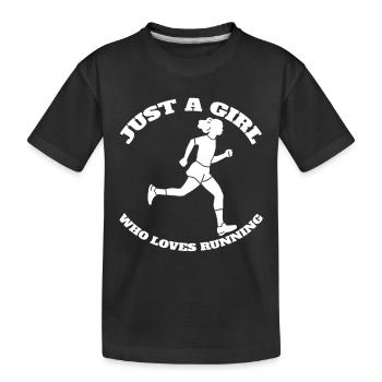 Jogger Cardio Training fit jogging running - T-shirt bio Premium Enfant - noir - Devant