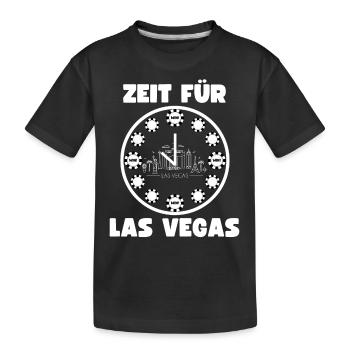 Las Vegas Casino Automaten Spiele Vegas - Kinder Premium Bio T-Shirt - Schwarz - Vorne