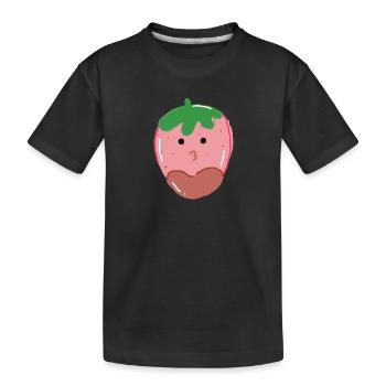Kawaii Candy - Kids' Premium Organic T-Shirt - black - Front