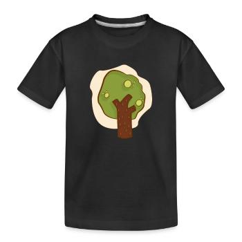 Arbre - T-shirt bio Premium Enfant - noir - Devant