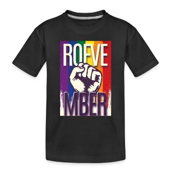 Roevember Election November Politic - Kids' Premium Organic T-Shirt - black - Front