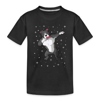 American Staffordshire Terrie - Kids' Premium Organic T-Shirt - black - Front