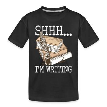 Auteur Schreiber - T-shirt bio Premium Enfant - noir - Devant