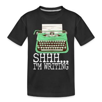 Auteur Schreiber - T-shirt bio Premium Enfant - noir - Devant