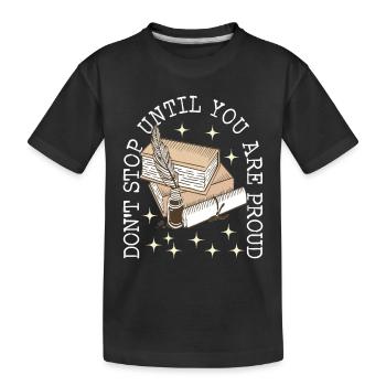Auteur Schreiber - T-shirt bio Premium Enfant - noir - Devant