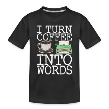 Auteur Schreiber - T-shirt bio Premium Enfant - noir - Devant