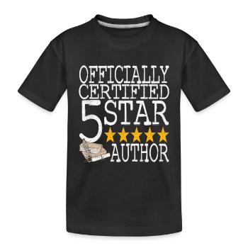 Auteur Schreiber - T-shirt bio Premium Enfant - noir - Devant
